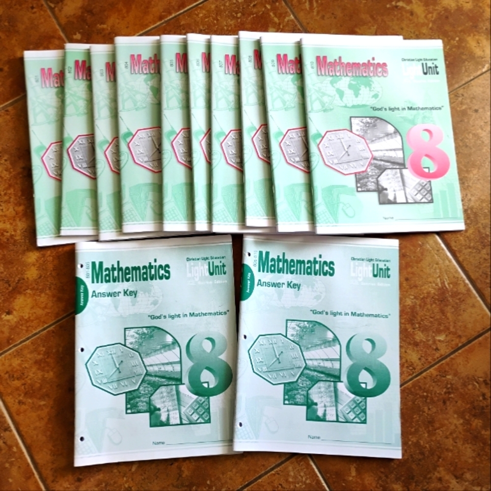 Christian Light Publications Grade 8 Math